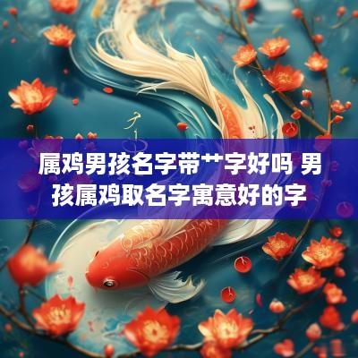属鸡男孩名字带艹字好吗 男孩属鸡取名字寓意好的字
