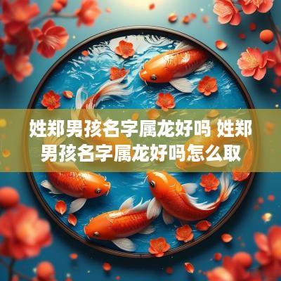 姓郑男孩名字属龙好吗 姓郑男孩名字属龙好吗怎么取