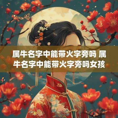 属牛名字中能带火字旁吗 属牛名字中能带火字旁吗女孩