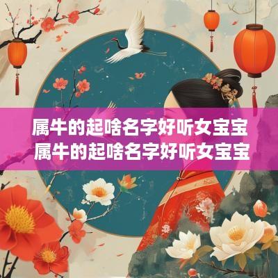 属牛的起啥名字好听女宝宝 属牛的起啥名字好听女宝宝