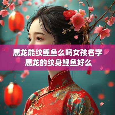 属龙能纹鲤鱼么吗女孩名字 属龙的纹身鲤鱼好么