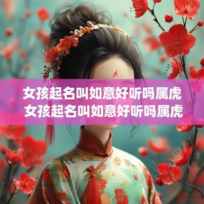 女孩起名叫如意好听吗属虎 女孩起名叫如意好听吗属虎的