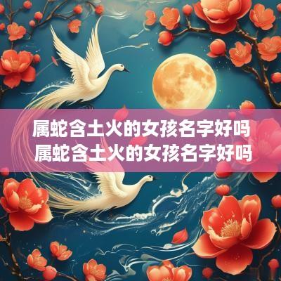 属蛇含土火的女孩名字好吗 属蛇含土火的女孩名字好吗好听吗