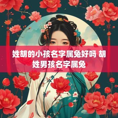 姓胡的小孩名字属兔好吗 胡姓男孩名字属兔