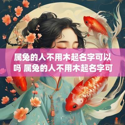 属兔的人不用木起名字可以吗 属兔的人不用木起名字可以吗女孩