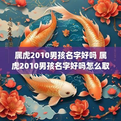 属虎2010男孩名字好吗 属虎2010男孩名字好吗怎么取