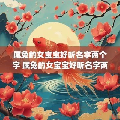 属兔的女宝宝好听名字两个字 属兔的女宝宝好听名字两个字大全