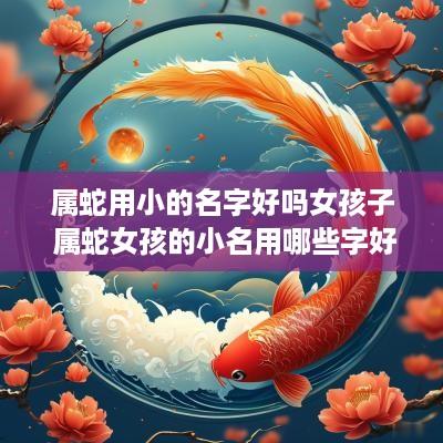 属蛇用小的名字好吗女孩子 属蛇女孩的小名用哪些字好