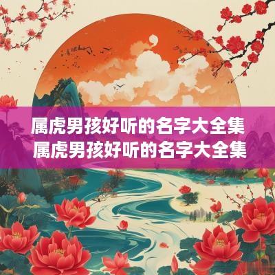 属虎男孩好听的名字大全集 属虎男孩好听的名字大全集四个字