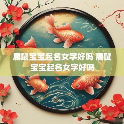 属鼠宝宝起名女字好吗 属鼠宝宝起名女字好吗