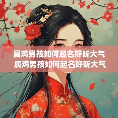 属鸡男孩如何起名好听大气 属鸡男孩如何起名好听大气的名字