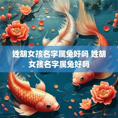 姓胡女孩名字属兔好吗 姓胡女孩名字属兔好吗