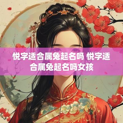 悦字适合属兔起名吗 悦字适合属兔起名吗女孩