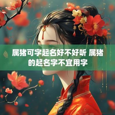 属猪可字起名好不好听 属猪的起名字不宜用字