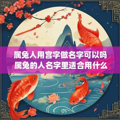 属兔人用宫字做名字可以吗 属兔的人名字里适合用什么字