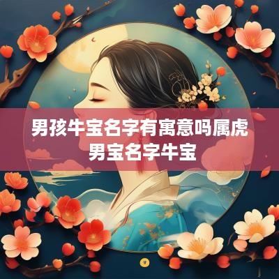 男孩牛宝名字有寓意吗属虎 男宝名字牛宝