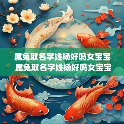 属兔取名字姓杨好吗女宝宝 属兔取名字姓杨好吗女宝宝
