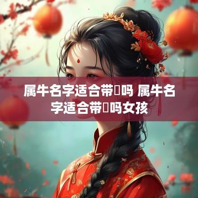 属牛名字适合带堃吗 属牛名字适合带堃吗女孩