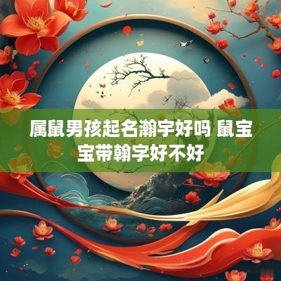 属鼠男孩起名瀚宇好吗 鼠宝宝带翰字好不好
