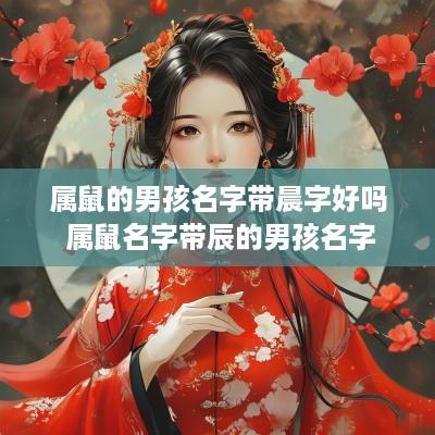 属鼠的男孩名字带晨字好吗 属鼠名字带辰的男孩名字