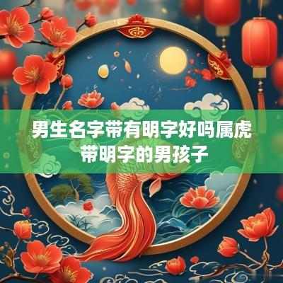 男生名字带有明字好吗属虎 带明字的男孩子