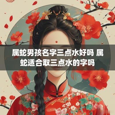 属蛇男孩名字三点水好吗 属蛇适合取三点水的字吗