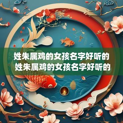 姓朱属鸡的女孩名字好听的 姓朱属鸡的女孩名字好听的有哪些