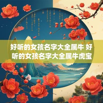 好听的女孩名字大全属牛 好听的女孩名字大全属牛虎宝宝