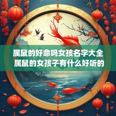 属鼠的好命吗女孩名字大全 属鼠的女孩子有什么好听的名字吗