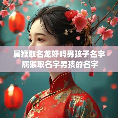 属猴取名龙好吗男孩子名字 属猴取名字男孩的名字