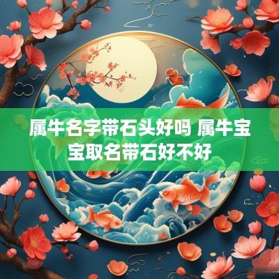 属牛名字带石头好吗 属牛宝宝取名带石好不好