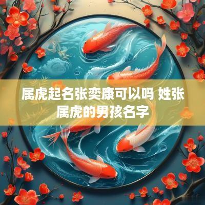 属虎起名张奕康可以吗 姓张属虎的男孩名字