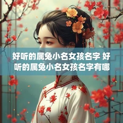 好听的属兔小名女孩名字 好听的属兔小名女孩名字有哪些