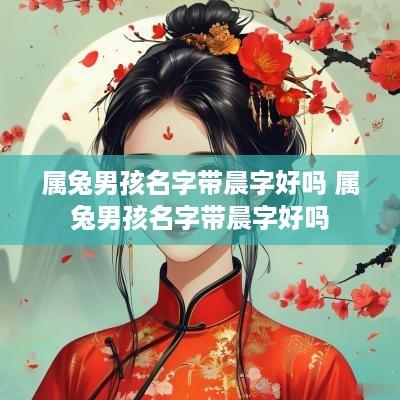 属兔男孩名字带晨字好吗 属兔男孩名字带晨字好吗