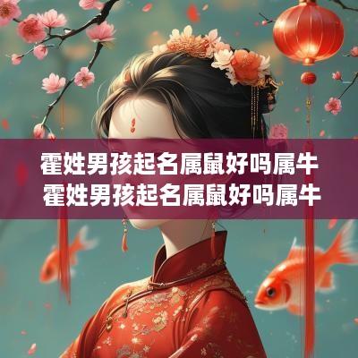 霍姓男孩起名属鼠好吗属牛 霍姓男孩起名属鼠好吗属牛好吗