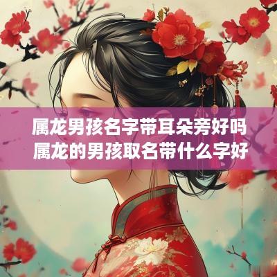 属龙男孩名字带耳朵旁好吗 属龙的男孩取名带什么字好
