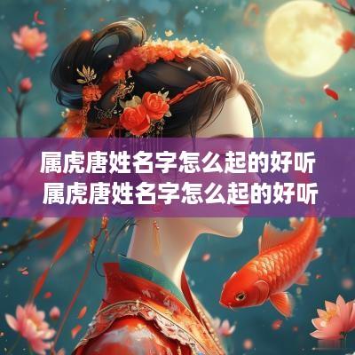 属虎唐姓名字怎么起的好听 属虎唐姓名字怎么起的好听女孩