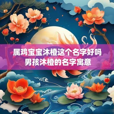 属鸡宝宝沐橙这个名字好吗 男孩沐橙的名字寓意