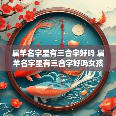 属羊名字里有三合字好吗 属羊名字里有三合字好吗女孩