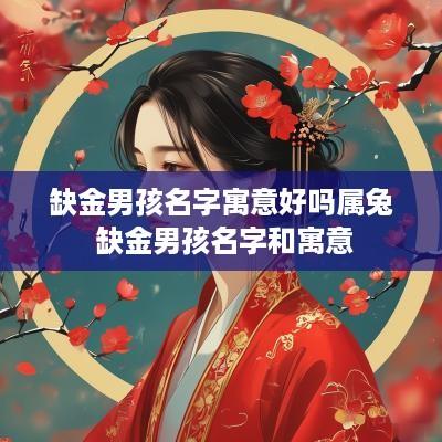 缺金男孩名字寓意好吗属兔 缺金男孩名字和寓意