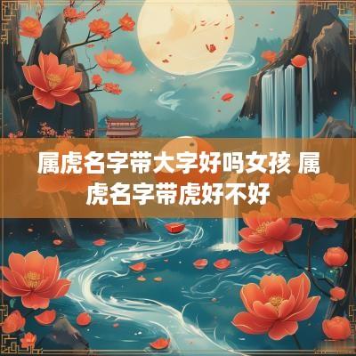属虎名字带大字好吗女孩 属虎名字带虎好不好