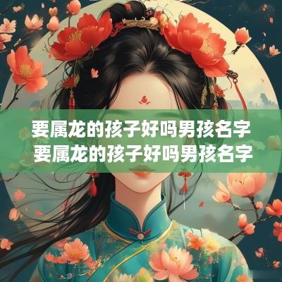 要属龙的孩子好吗男孩名字 要属龙的孩子好吗男孩名字叫什么