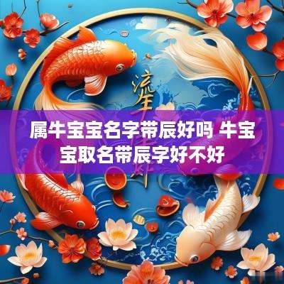属牛宝宝名字带辰好吗 牛宝宝取名带辰字好不好