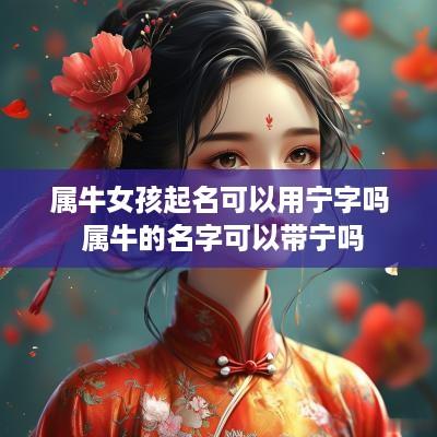属牛女孩起名可以用宁字吗 属牛的名字可以带宁吗