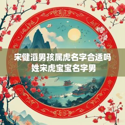 宋健滔男孩属虎名字合适吗 姓宋虎宝宝名字男