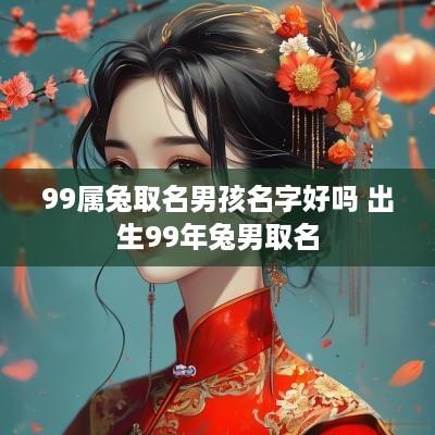 99属兔取名男孩名字好吗 出生99年兔男取名