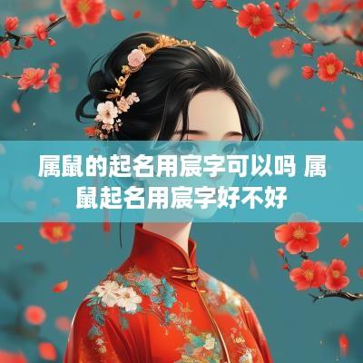 属鼠的起名用宸字可以吗 属鼠起名用宸字好不好