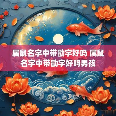 属鼠名字中带勖字好吗 属鼠名字中带勖字好吗男孩