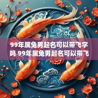 99年属兔男起名可以带飞字吗 99年属兔男起名可以带飞字吗好吗