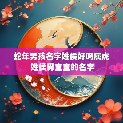 蛇年男孩名字姓侯好吗属虎 姓侯男宝宝的名字